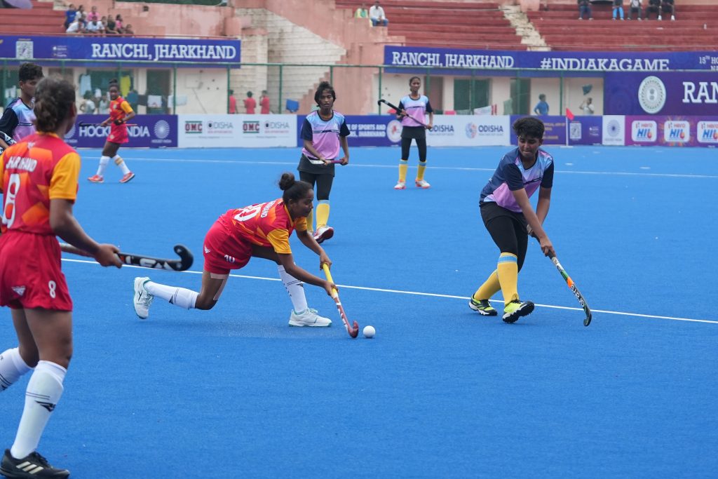 India: Day-5 Results: 15th Hockey India Sub Junior Women National Championship 2025 3 SSP07833 - India: Day-5 Results: 15th Hockey India Sub Junior Women National Championship 2025 - ~ Hockey Mizoram defeats Hockey Association of Bihar, 11-0 in Division ‘A’ ~